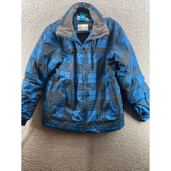 Firefly Youth Snowboard Ski Winter Coat Jacket Aquabase Blue And Gray Si…